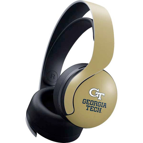 Georgia Institute of Technology Gold LogoType GT PlayStation PS5 Skins